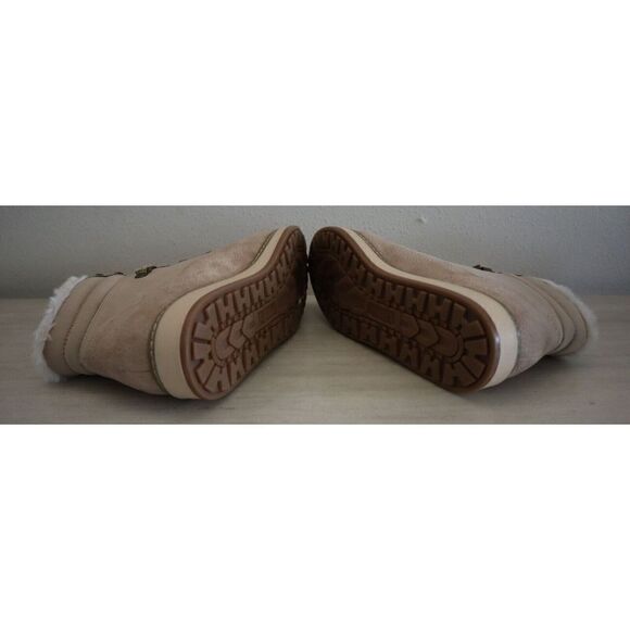 White Mountain W35076XW-170 Women's Sz 10W Ice White Tamasha Lace-Up Booties - Picture 4 of 13